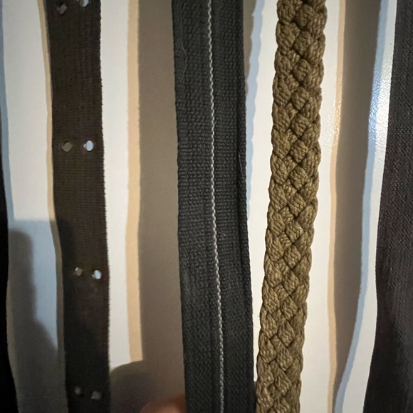 Men's Multi-Color Belt Set of Six - Picture 3 of 5